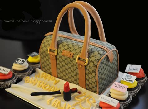 gucci bag cake.